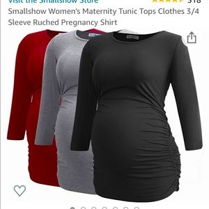 Three pack Smallshow Brand maternity tops